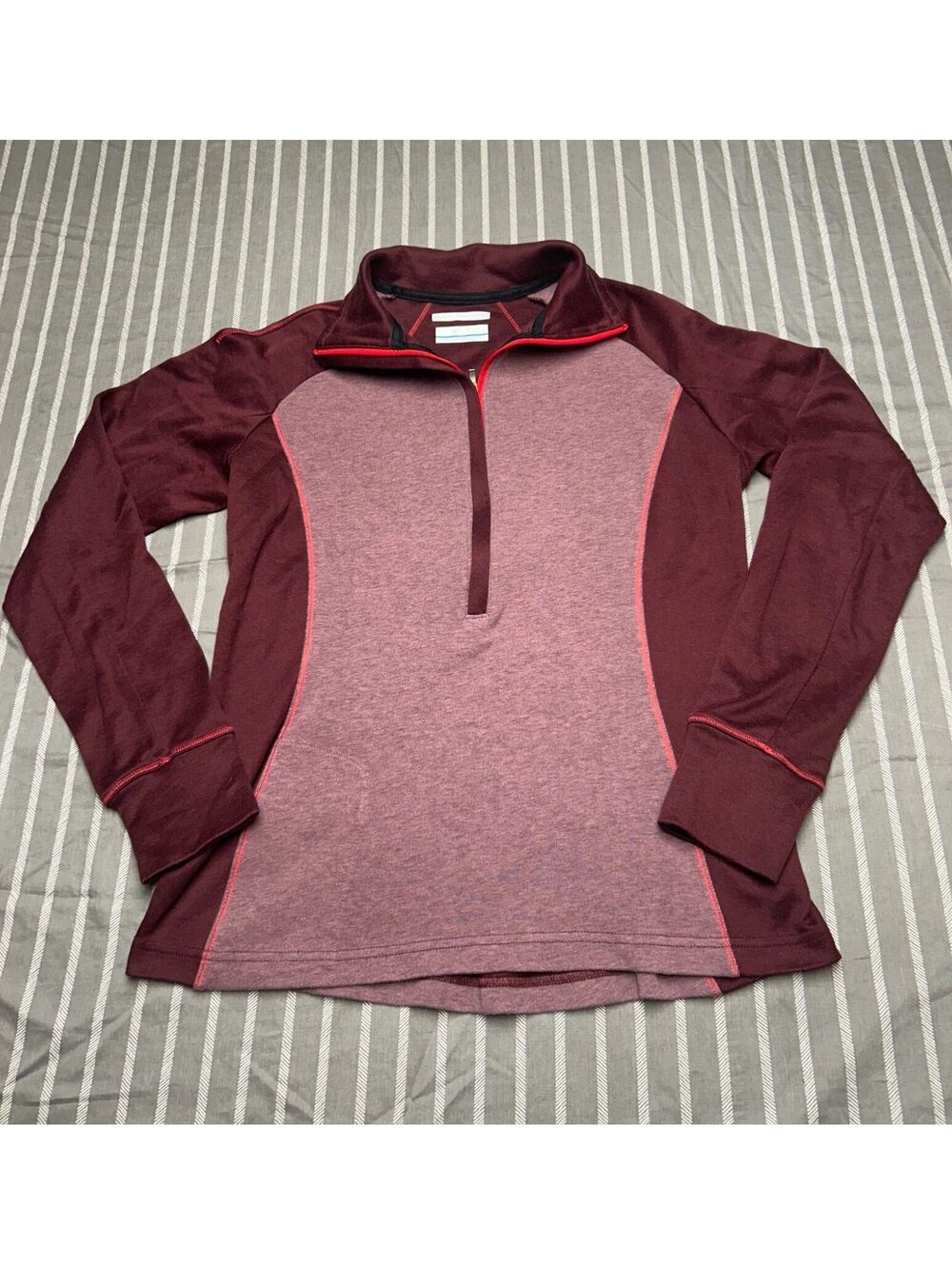 Columbia half-zip lightweight athletic pullover Women's Medium
